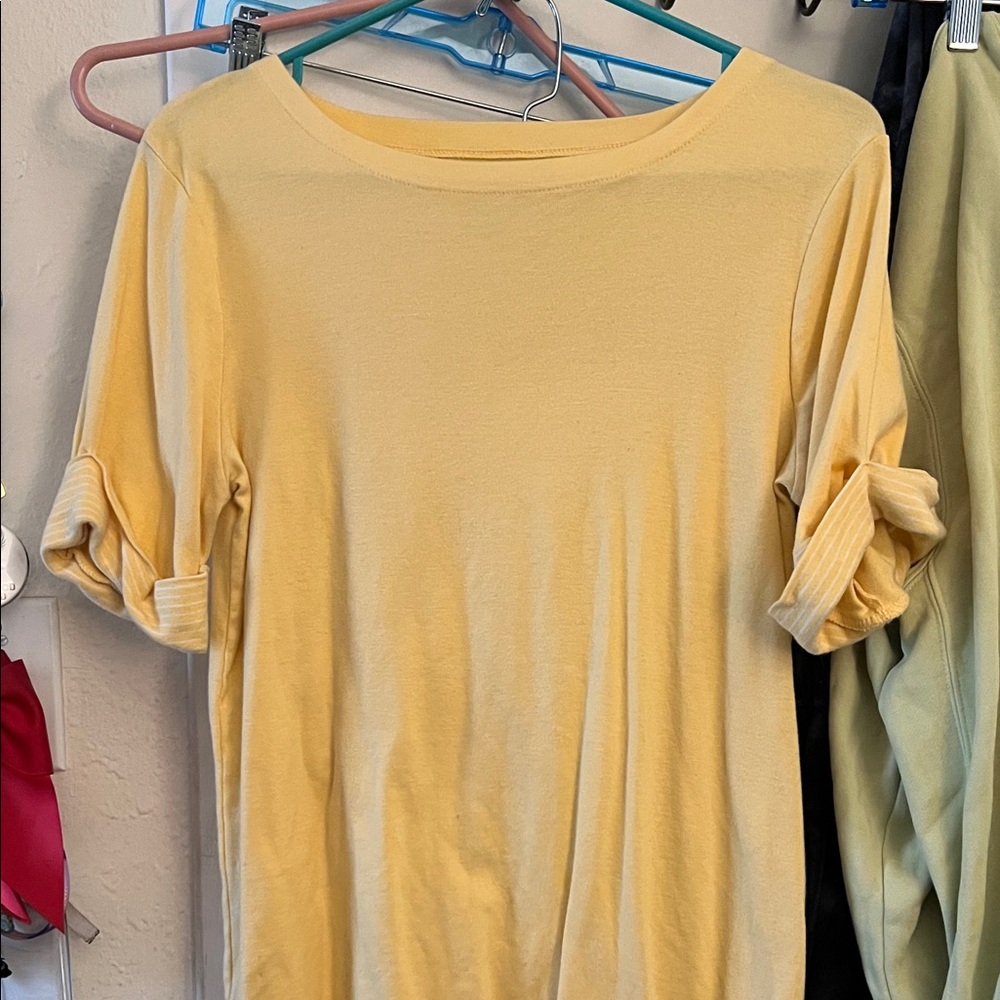 White Stag Light Yellow Short Sleeve Tee